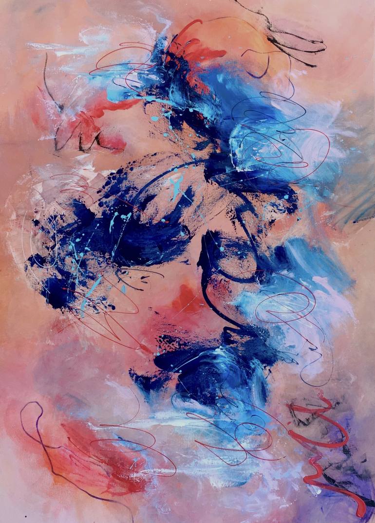 Original Abstract Painting by Mandy Damirali