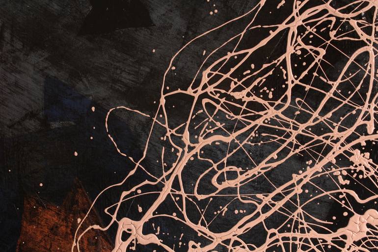 Original Abstract Expressionism Abstract Painting by Donte Donte  Donte Donte