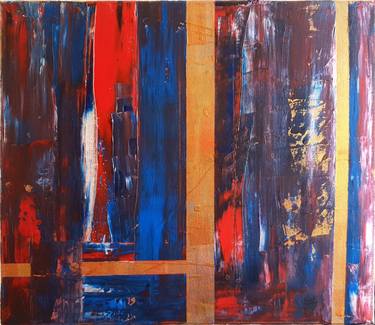 Original Abstract Expressionism Abstract Paintings by Ghada A