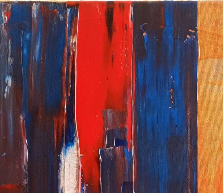 Original Abstract Expressionism Abstract Painting by Ghada A