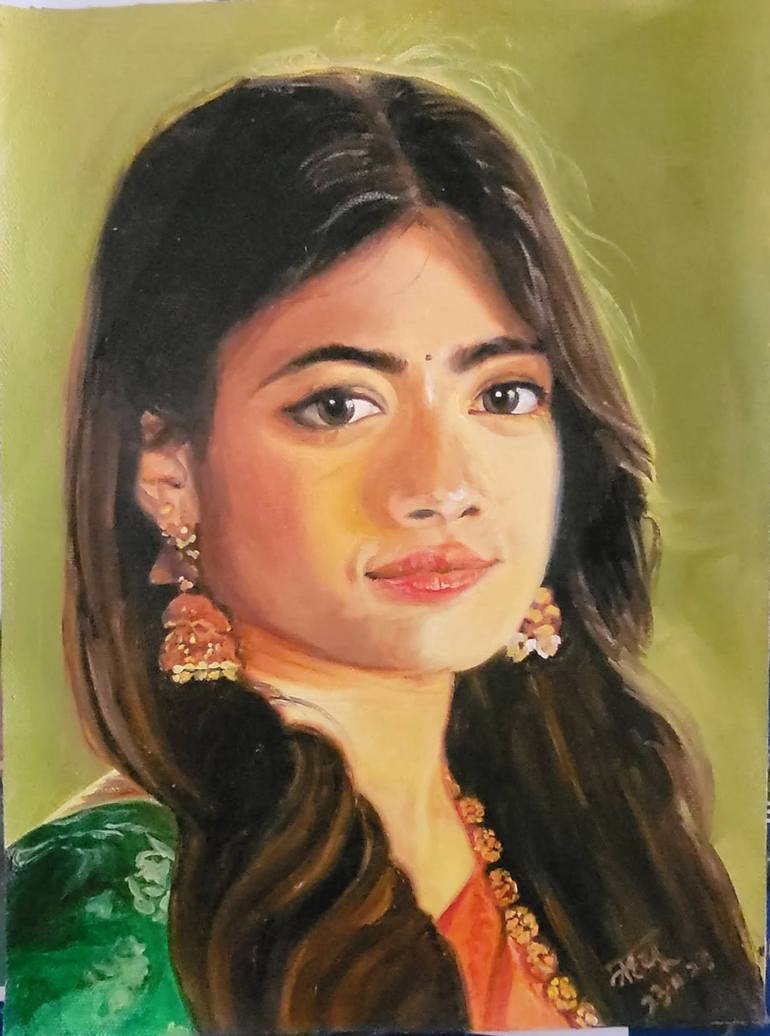 Original Portrait Drawing by Richu Kharwal