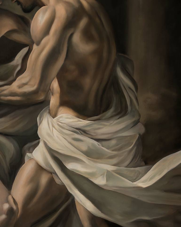 Original Contemporary Nude Painting by Romeo Rovente