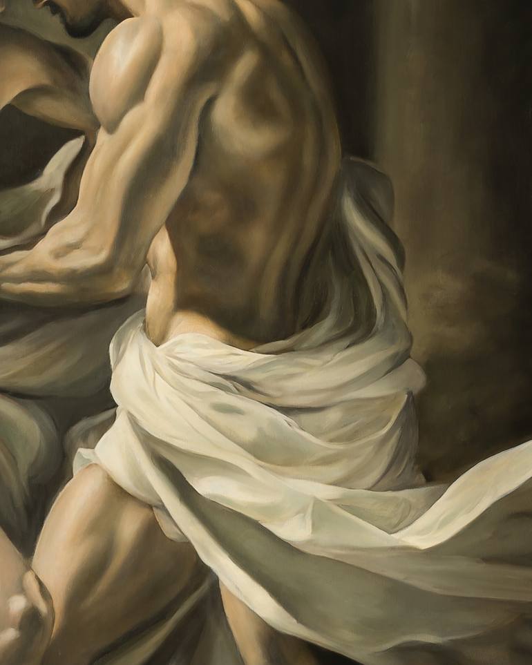 Original Contemporary Nude Painting by ROMEO ROVENTE