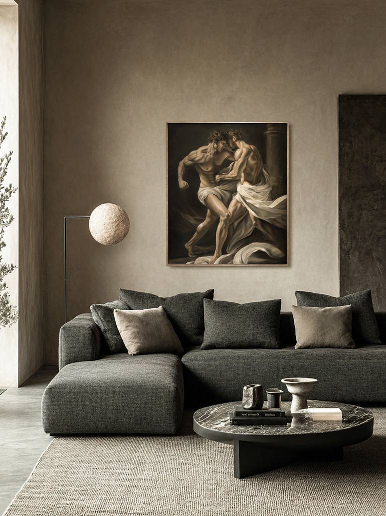 Original Contemporary Nude Painting by Romeo Rovente