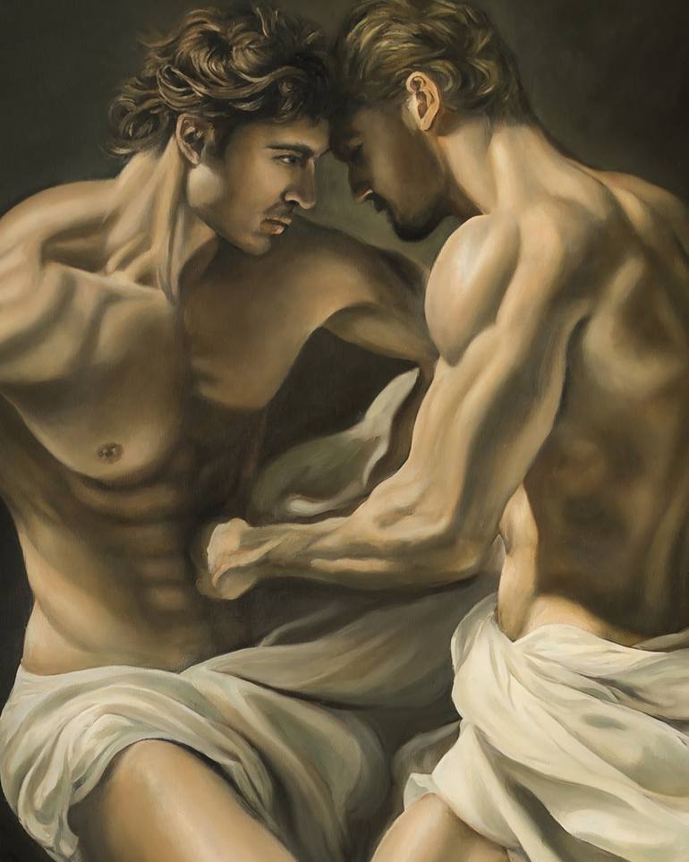 Original Nude Painting by ROMEO ROVENTE