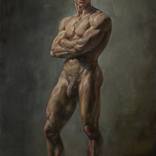 Academic Male Nude: Bob by ROMEO ROVENTE