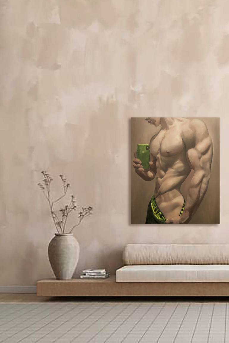 Original Erotic Painting by ROMEO ROVENTE