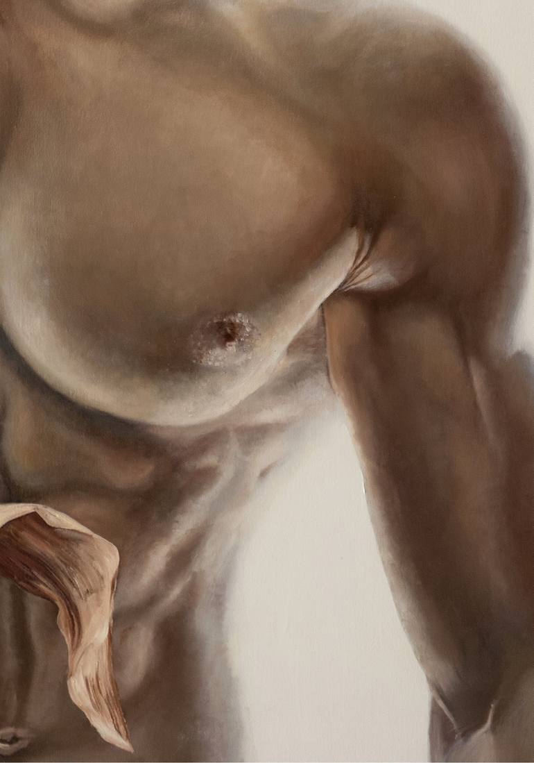 Original Figurative Men Painting by ROMEO ROVENTE