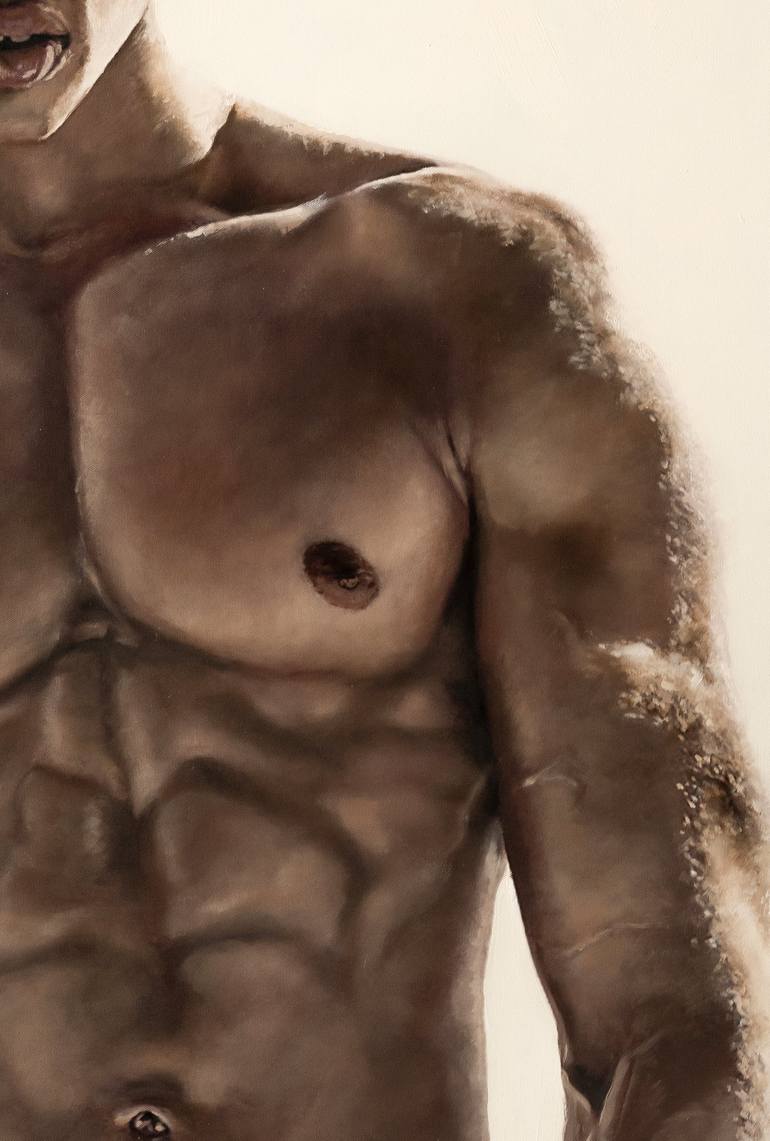 Original Figurative Men Painting by Romeo Rovente