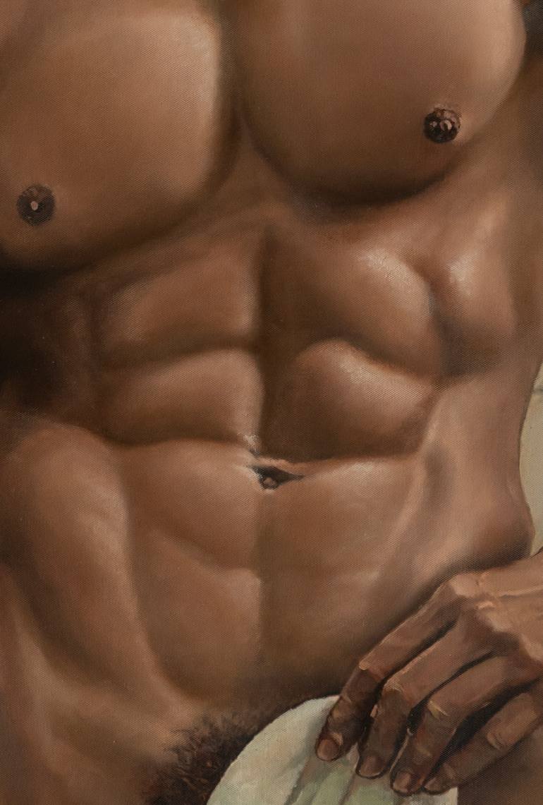 Original Figurative Erotic Painting by Romeo Rovente