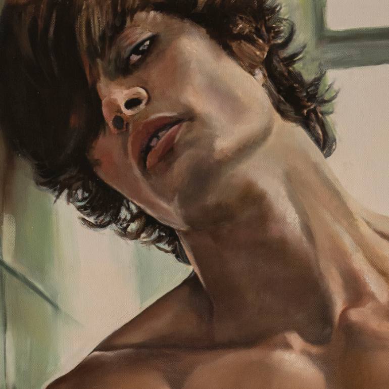 Original Figurative Erotic Painting by Romeo Rovente