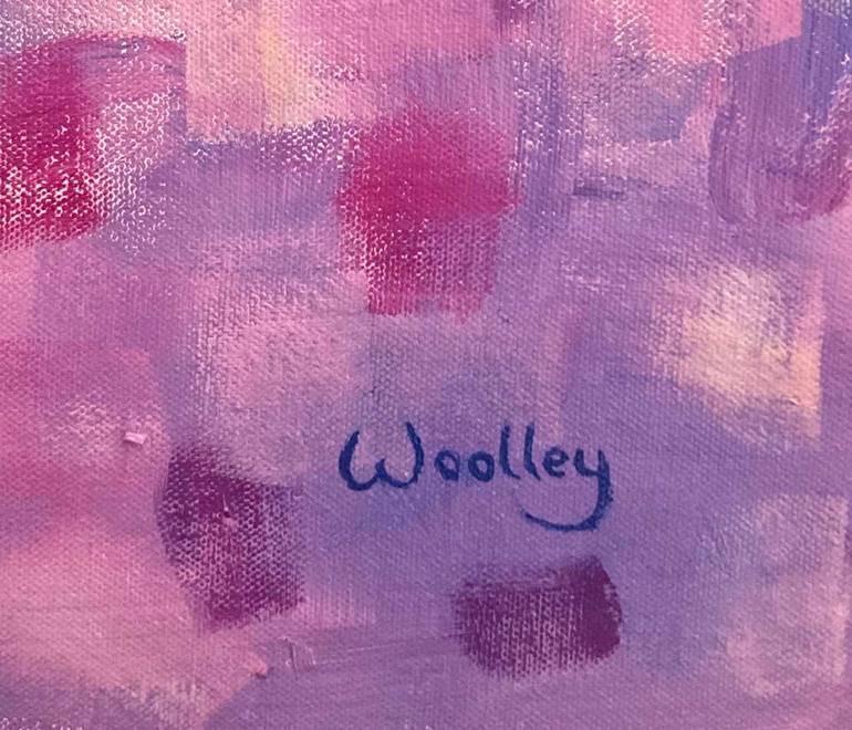 Original Abstract Expressionism People Painting by Eleanor Woolley