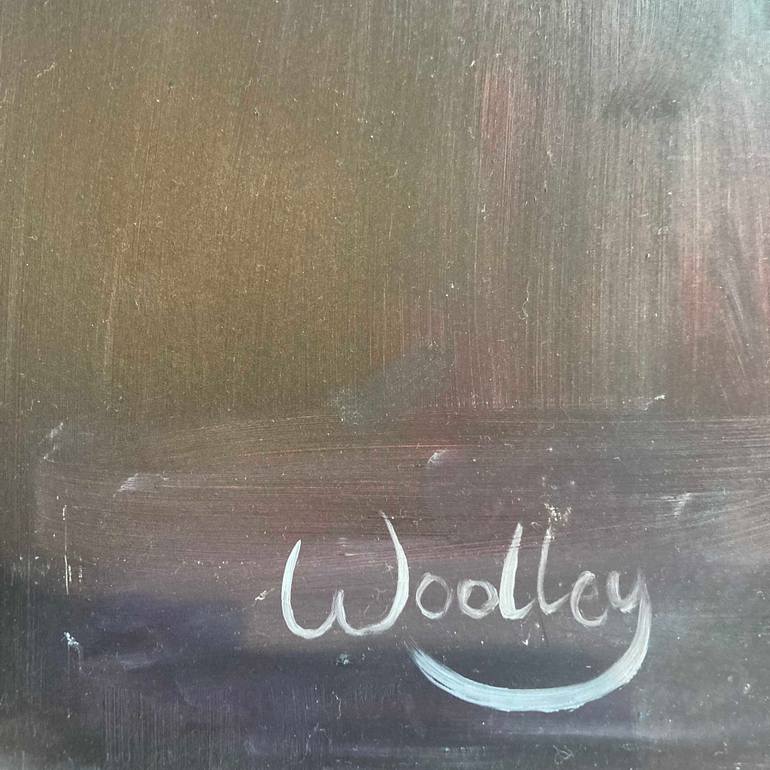 Original Abstract Expressionism People Painting by Eleanor Woolley