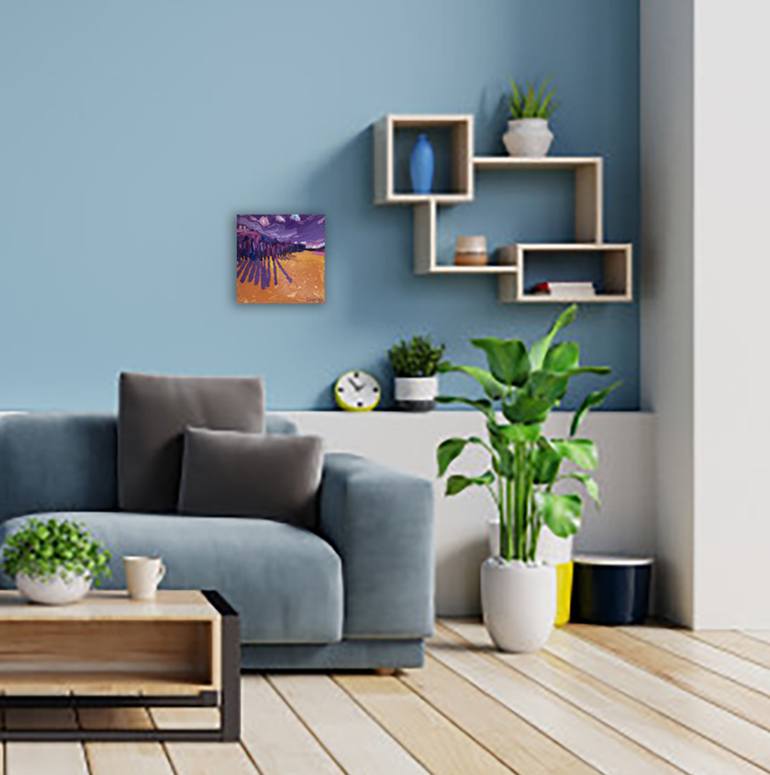 Original Abstract Expressionism Landscape Painting by Eleanor Woolley