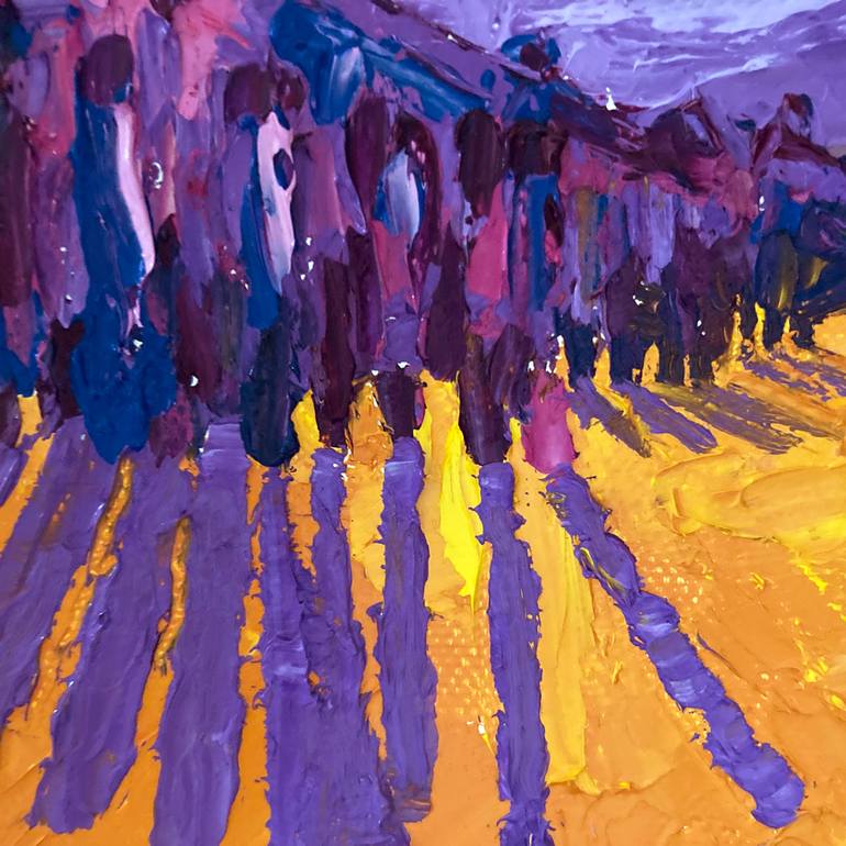 Original Abstract Expressionism Landscape Painting by Eleanor Woolley