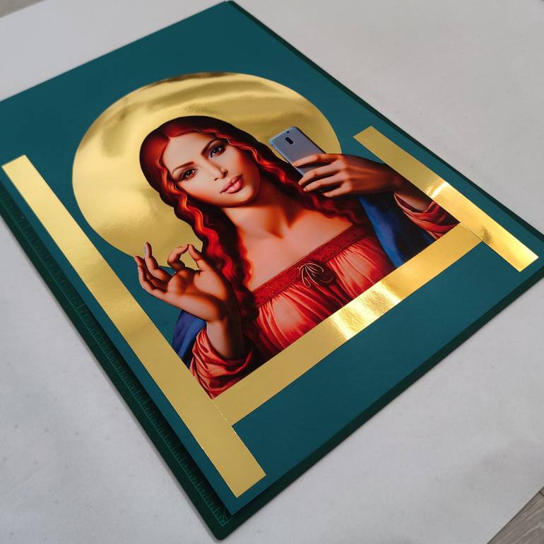 Original Pop Art Pop Culture/Celebrity Collage by Spiro Art