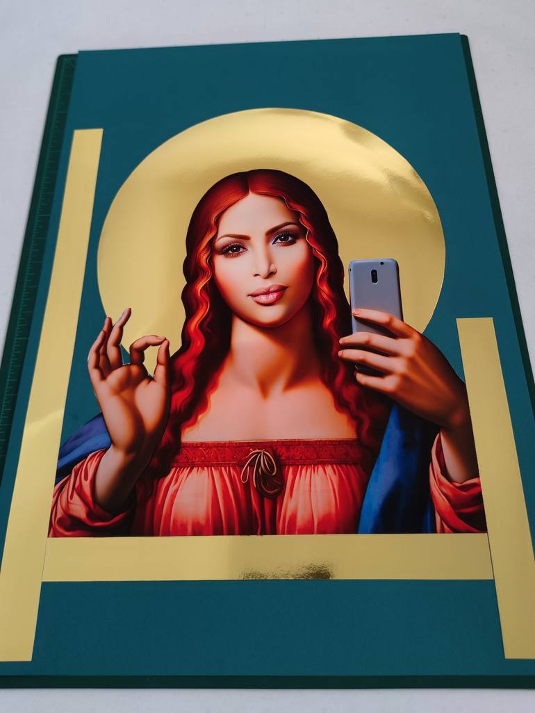 Original Pop Art Pop Culture/Celebrity Collage by Spiro Art