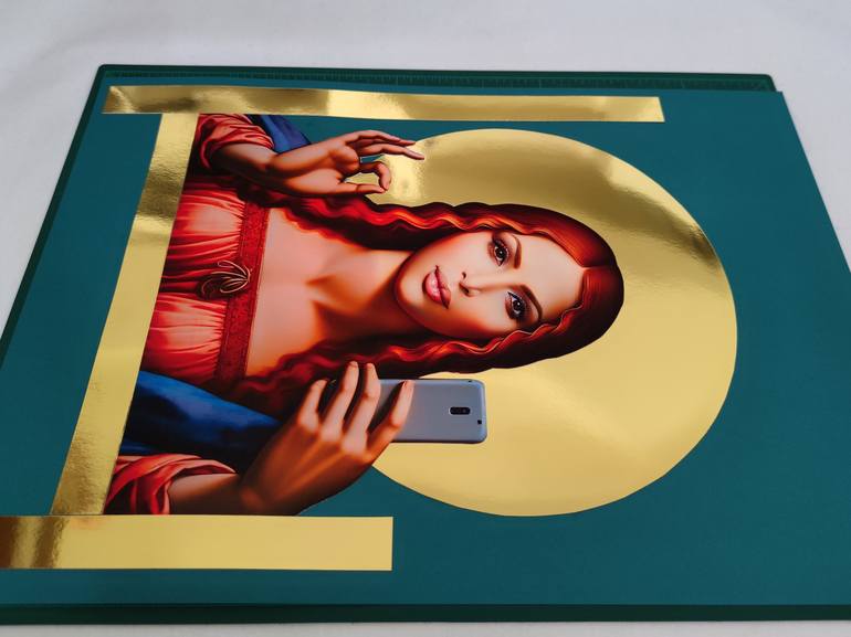 Original Pop Art Pop Culture/Celebrity Collage by Spiro Art