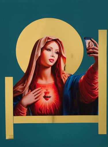 Original Pop Art Pop Culture/Celebrity Collage by Spiro Art