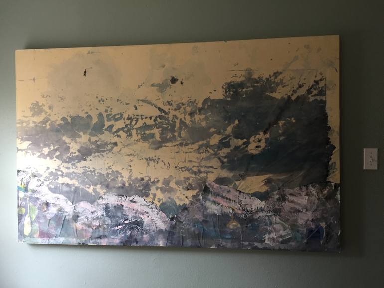 Original Abstract Landscape Painting by Caroline Wright