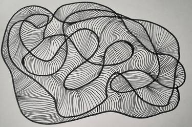 Original Abstract Geometric Drawings by Zoila Sosa