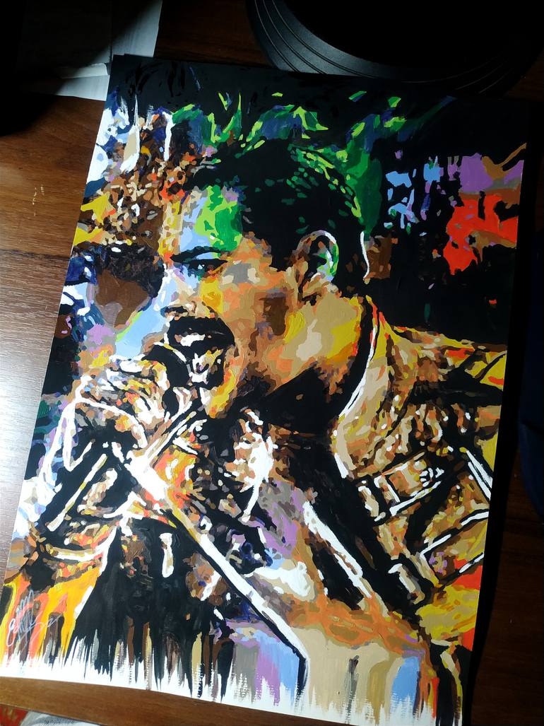 Original Pop Art Pop Culture/Celebrity Painting by Catherine C