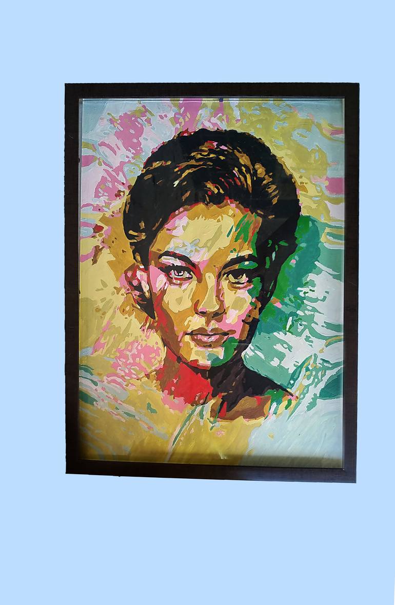 Original Pop Art Cinema Painting by Catherine C