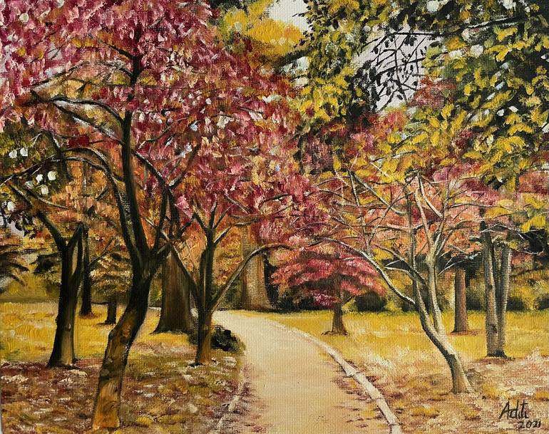 AUTUMN TREES - best painting of fall tress