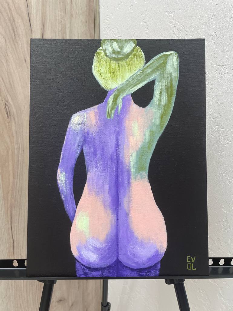Original Abstract Women Painting by Olga Yevtukhova