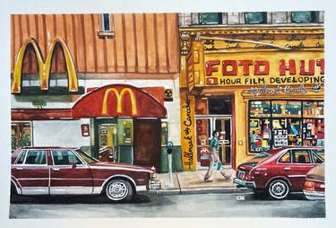 Original Realism Architecture Paintings by C Phanny
