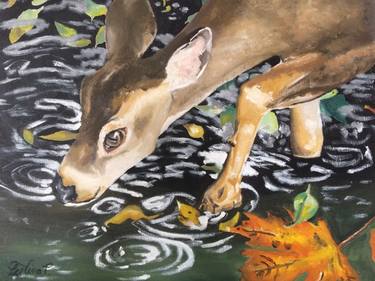 Original Fine Art Animal Paintings by C Phanny