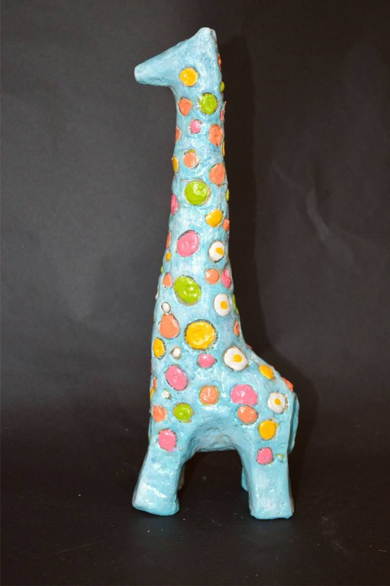 Original Abstract Expressionism Animal Sculpture by Cat De Lange