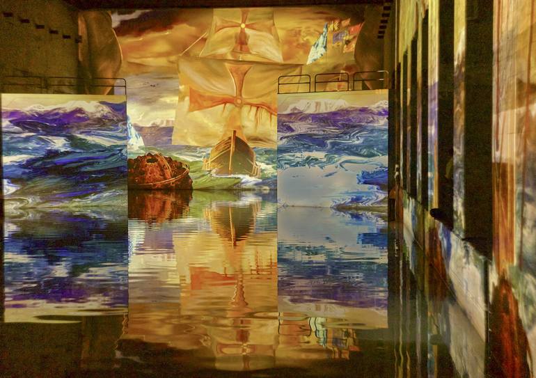 Original Abstract Photography by Waldemar Trebacki Art Deco Art on Aluminum Les Bassins des Lumieres nr 7 Original Abstract Photography by Waldemar Trebacki Art Deco Art on Aluminum Les Bassins des Lumieres nr 7