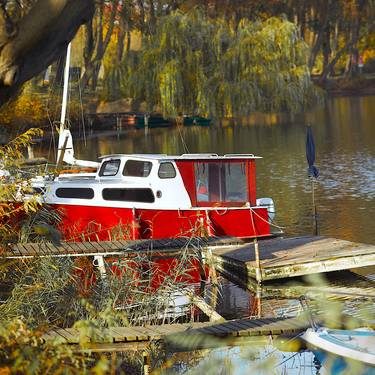 Original Abstract Boat Photography by Waldemar Trebacki