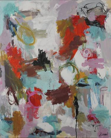 Original Abstract Expressionism Abstract Paintings by Deborah Stigmann