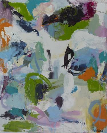 Original Abstract Expressionism Abstract Paintings by Deborah Stigmann