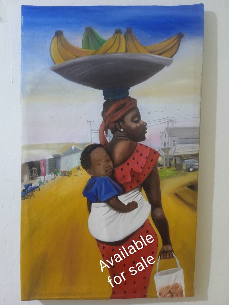 Yokes Painting by Iwosha Ben IwoshArt Saatchi Art