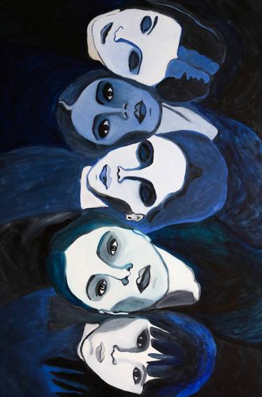 Print of Women Paintings by Greta Coutinho