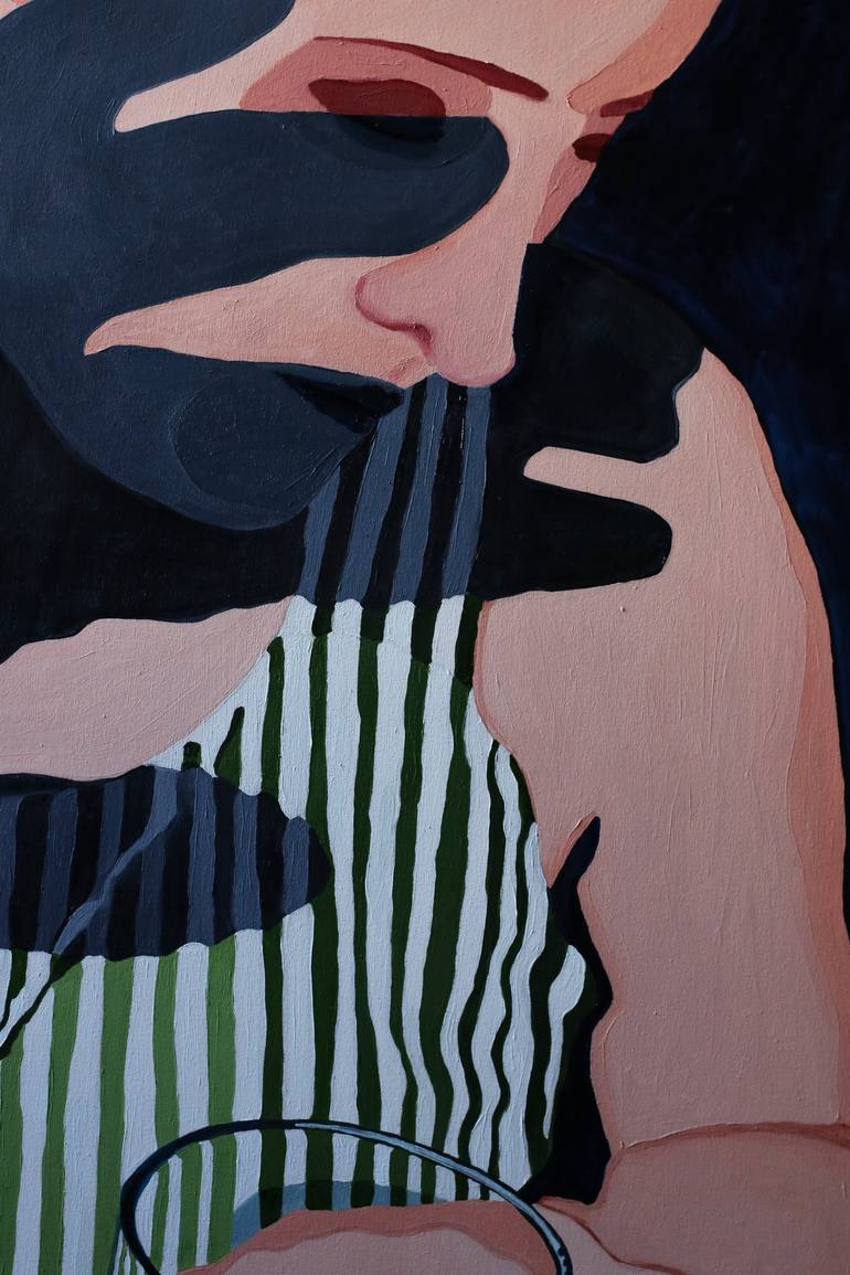 Original Figurative Women Painting by Greta Coutinho