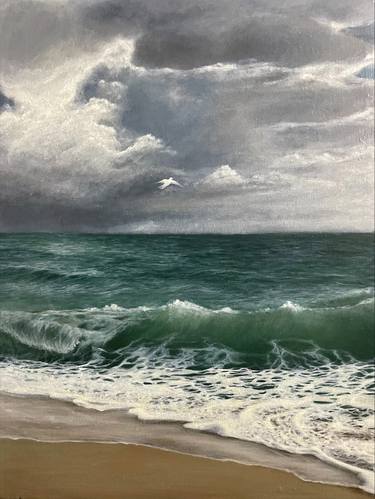 Print of Photorealism Beach Paintings by Mishaal Zulfiqar