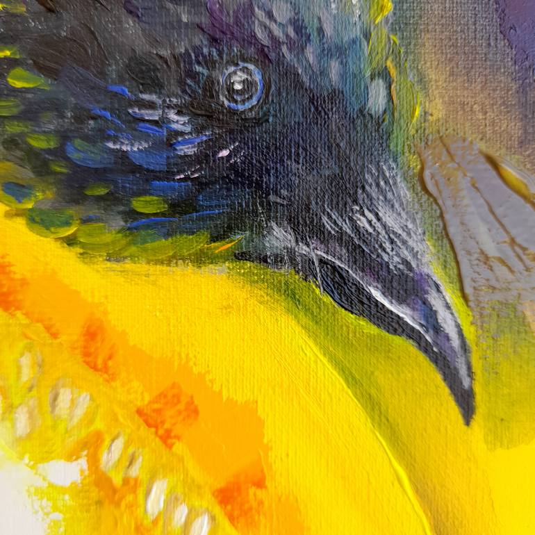 Original Impressionism Animal Painting by Oksana Slobodska