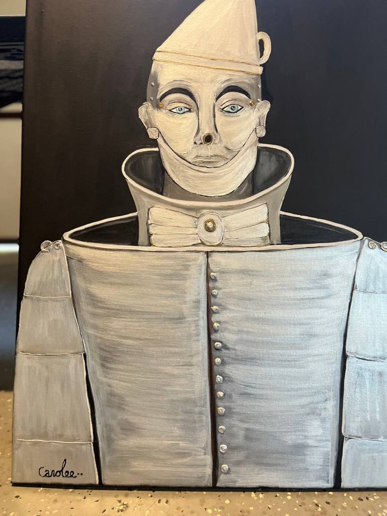 Tin man Painting by Carolee Stumpf | Saatchi Art
