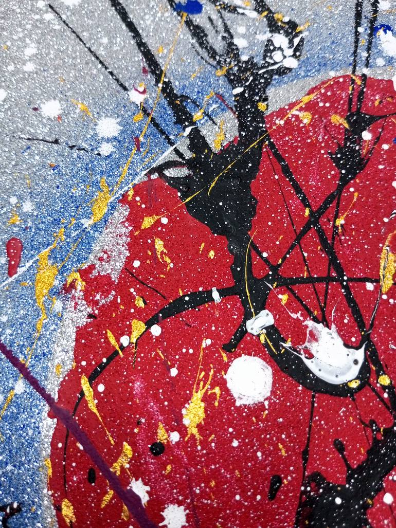 Original Abstract Expressionism Abstract Painting by Aeidy Kassimba