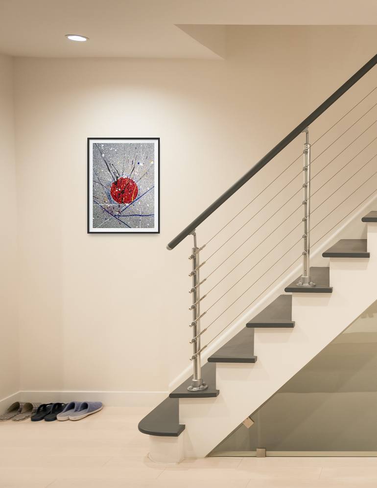 Original Abstract Expressionism Abstract Painting by Aeidy Kassimba