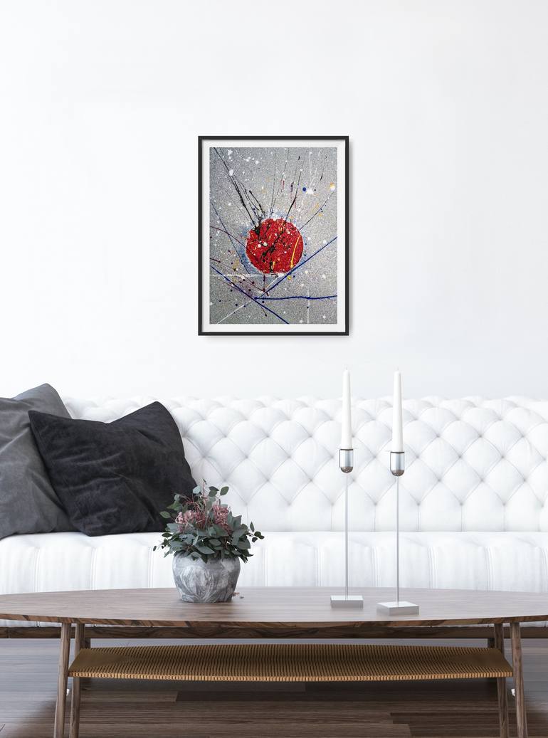 Original Abstract Expressionism Abstract Painting by Aeidy Kassimba