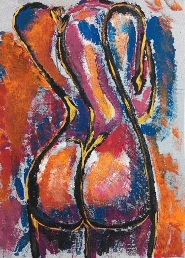 Original Abstract Expressionism Women Paintings by Aeidy Kassimba