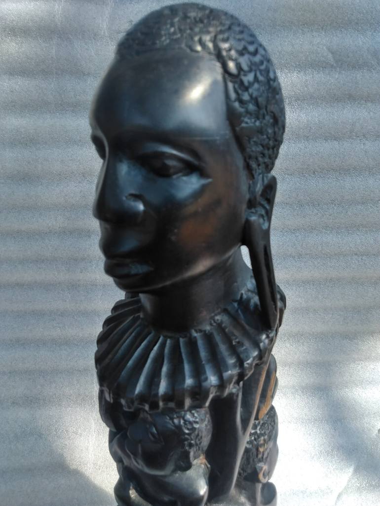 Original 3d Sculpture Women Sculpture by Aeidy Kassimba