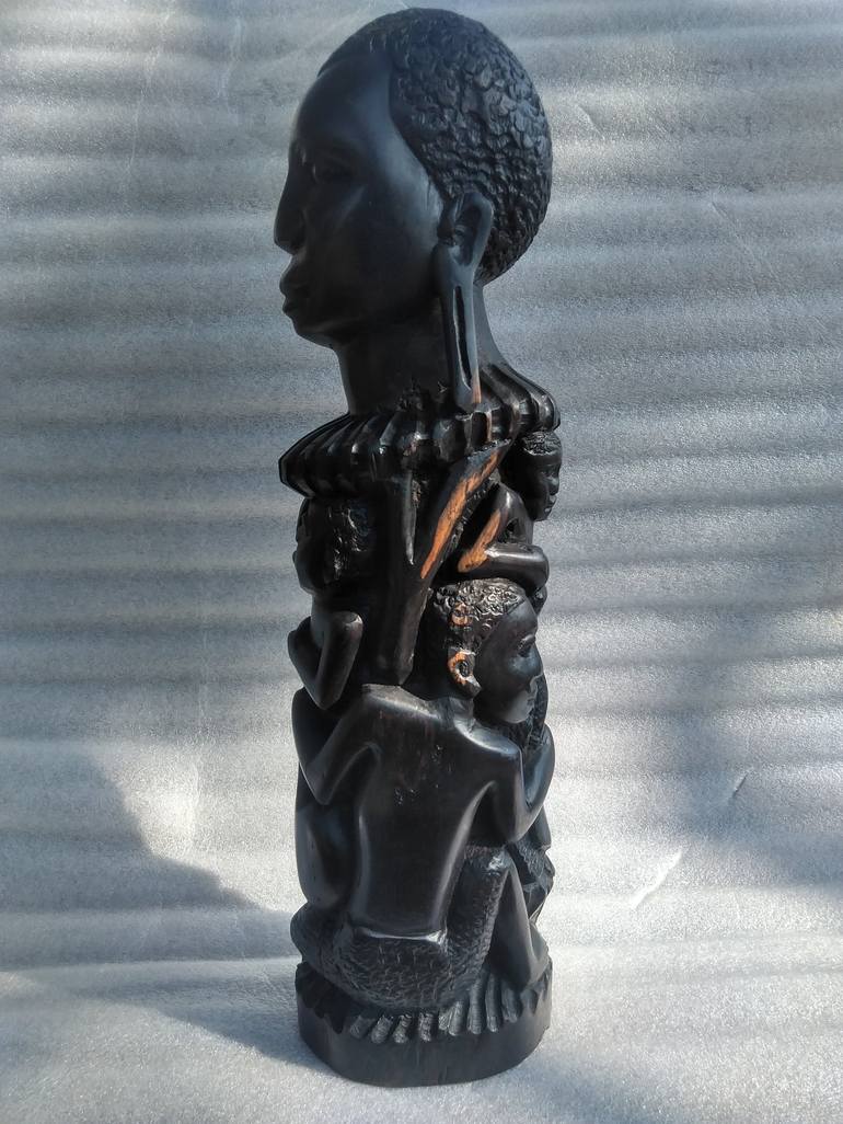 Original 3d Sculpture Women Sculpture by Aeidy Kassimba