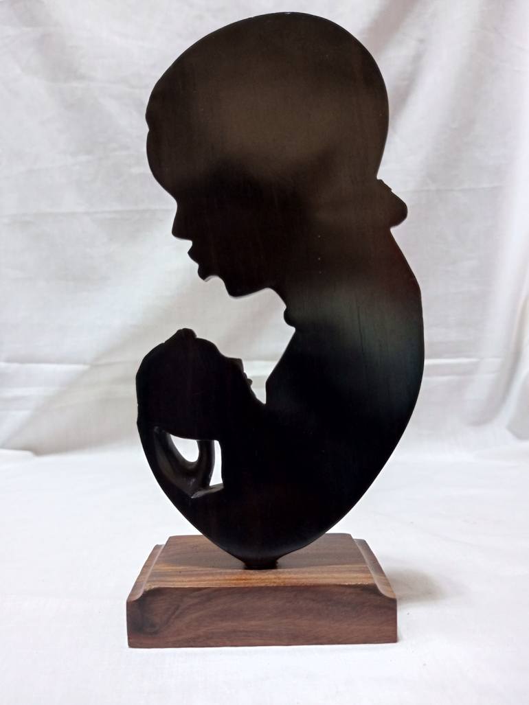 Original Abstract Family Sculpture by Aeidy Kassimba