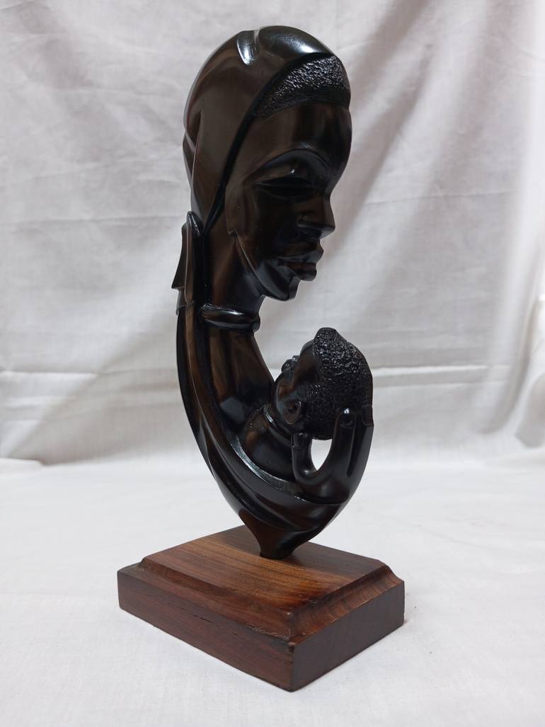 Original Abstract Family Sculpture by Aeidy Kassimba